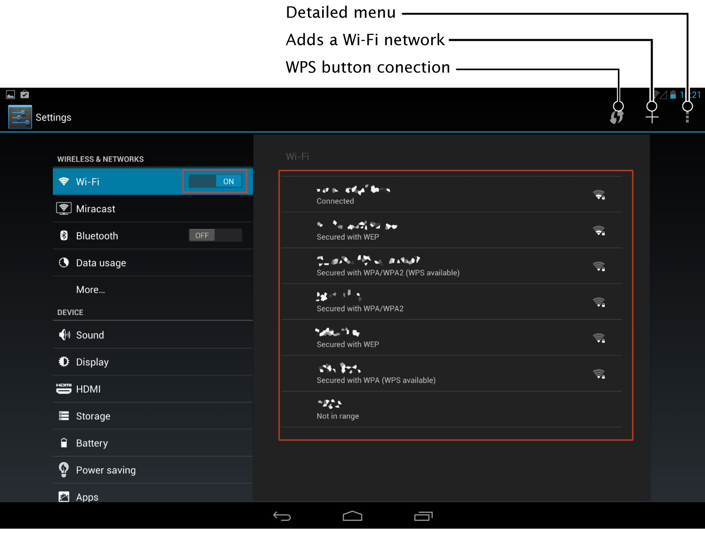 Wi-Fi settings